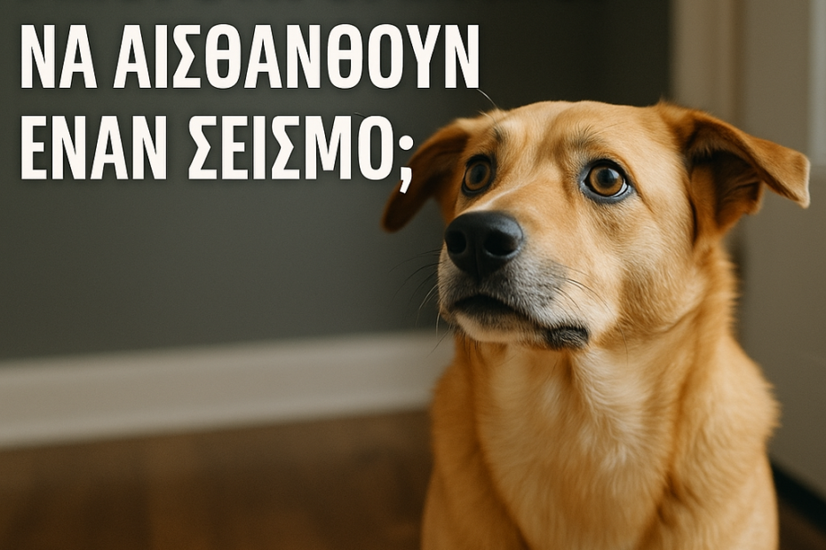 Μπορούν οι σκύλοι να αισθανθούν έναν σεισμό;